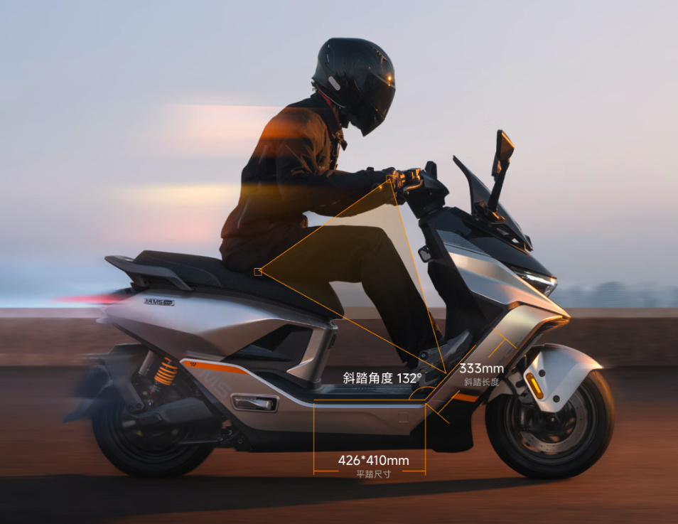 九号M5 200电动摩托车发布 19299元起搭首发AXC车架与NimbleOS系统